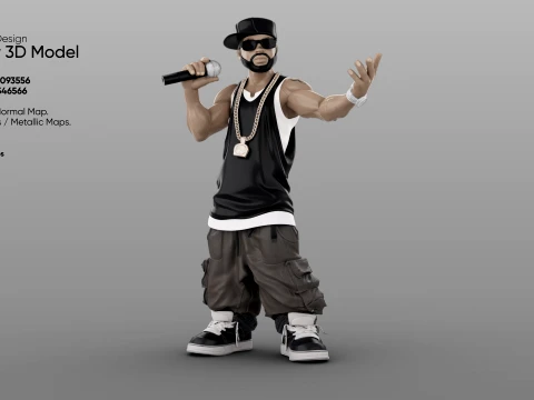 Rapper 3D Model