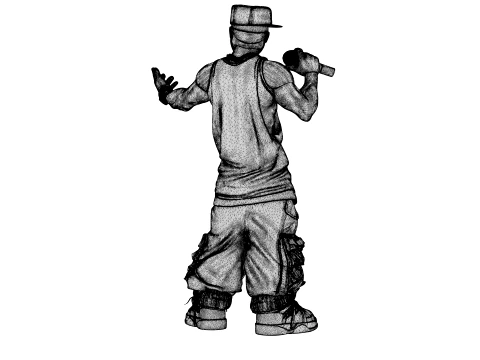 Rapper 3D Model