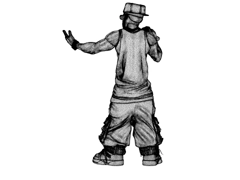 Rapper 3D Model