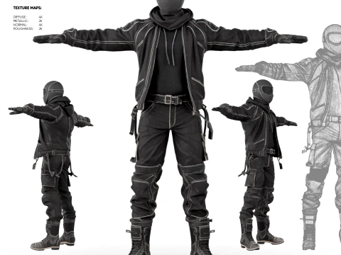 Bike Rider - Void Rider - 3D Modell
