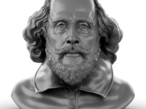 Bust of Shakespeare 3D Modell