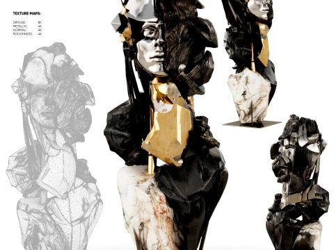 Abstract Sculpture - The Nameless Modèle 3D