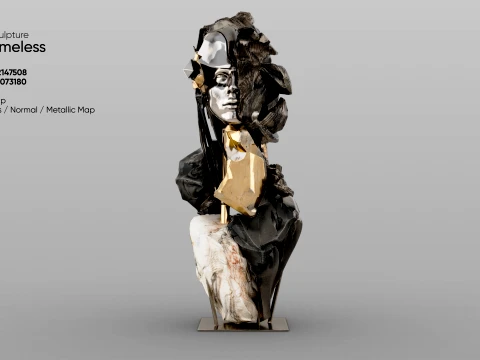 Abstract Sculpture - The Nameless 3D Model