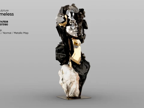 Abstract Sculpture - The Nameless 3D Model