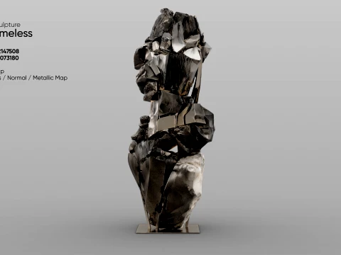 Abstract Sculpture - The Nameless 3D Model