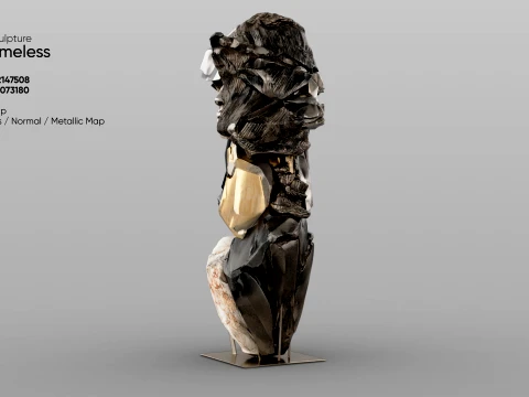 Abstract Sculpture - The Nameless 3D Model