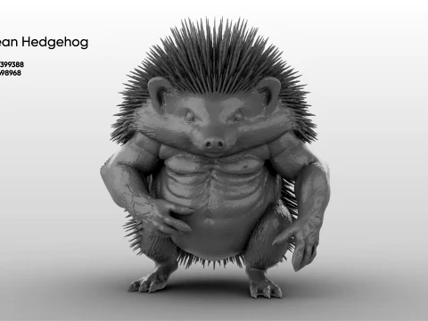Toy - Herculean Hedgehog 3D Model
