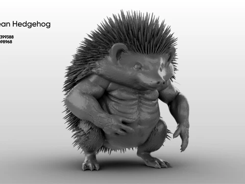 Toy - Herculean Hedgehog 3D Model