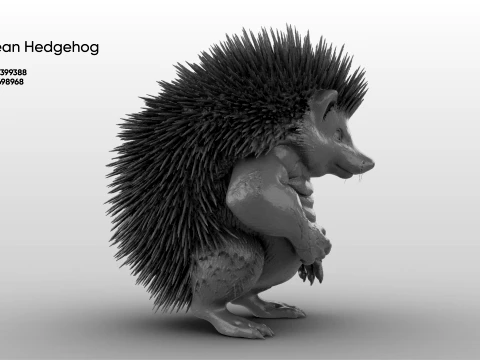 Toy - Herculean Hedgehog 3D Model