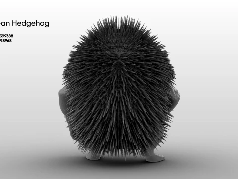 Toy - Herculean Hedgehog 3D Model