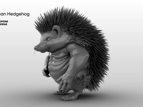 Toy - Herculean Hedgehog 3D Model