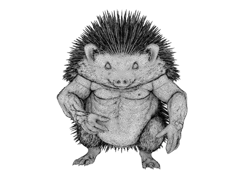 Toy - Herculean Hedgehog 3D Model