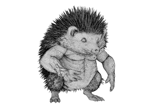 Toy - Herculean Hedgehog 3D Model