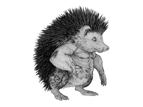 Toy - Herculean Hedgehog 3D Model