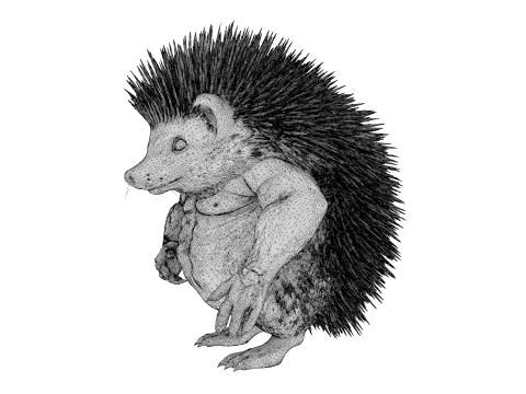 Toy - Herculean Hedgehog 3D Model