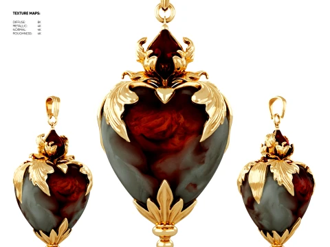 Heart Pendant 3D 모델