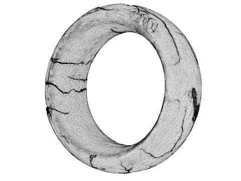 Kintsugi Ring 3D Model