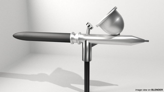 airbrush type 1 3D मॉडल .c4d .max .obj .3ds .fbx .stl .blend 