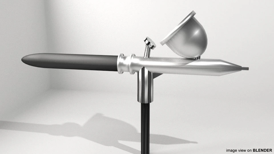 airbrush type 1 3D Model .c4d .max .obj .3ds .fbx .stl .blend 