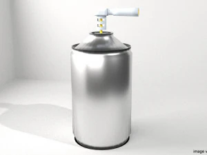 bomboletta spray tipo 1 Modello 3D