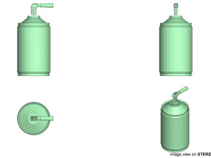 can sprayer type 1 3D Model