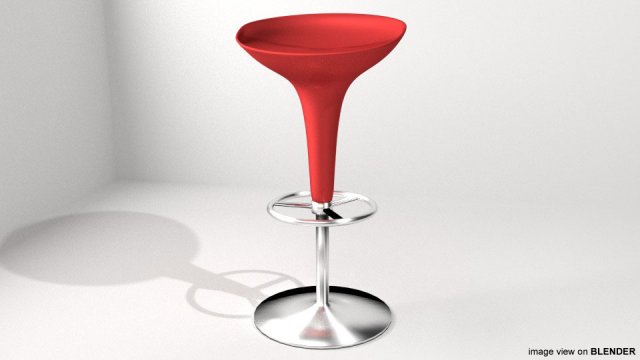 barstool type 1 3Dモデル .c4d .max .obj .3ds .fbx .stl .blend 