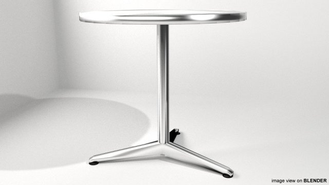 rounded table Modello 3D .c4d .max .obj .3ds .fbx .stl .blend 