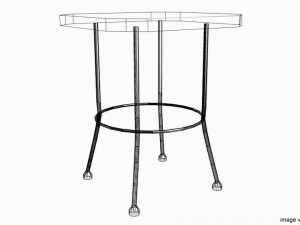 square table 3D Model