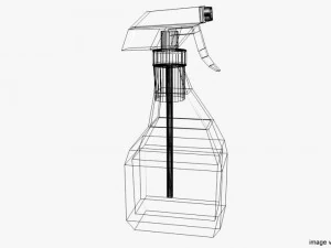 bottle sprayer type 1 3D Model