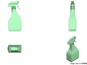 bottle sprayer type 1 3D मॉडल