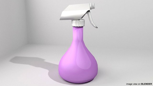 bottle sprayer type 3 3Dモデル .c4d .max .obj .3ds .fbx .stl .blend 