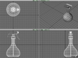 bottle sprayer type 3 3Dモデル