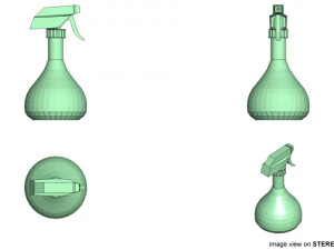 bottle sprayer type 3 3D Model