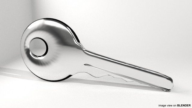 cut key Modelo 3D .c4d .max .obj .3ds .fbx .stl .blend 