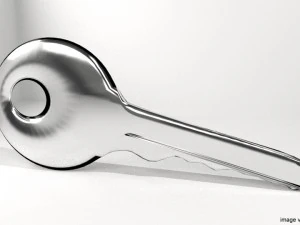 potong kunci Model 3D