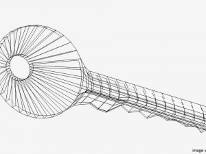cut key Modelo 3D
