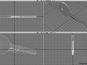 cut key Modelo 3D