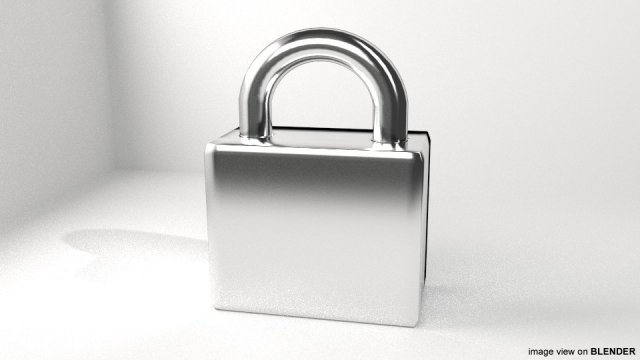 key lock 3D Model .c4d .max .obj .3ds .fbx .stl .blend 