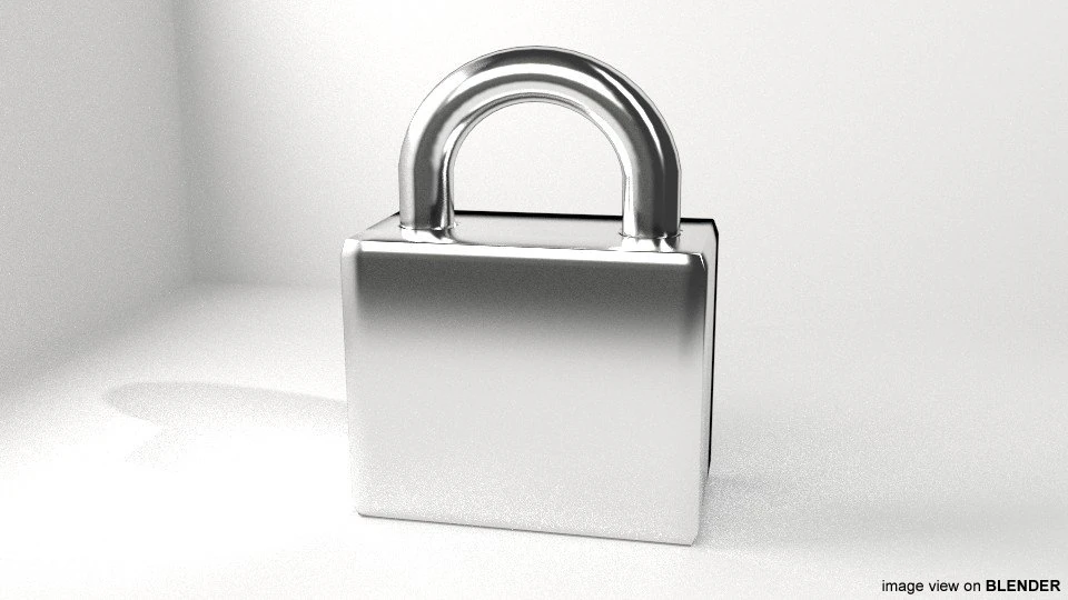 key lock 3D Model .c4d .max .obj .3ds .fbx .stl .blend 