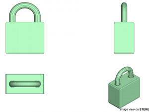 key lock 3D Model