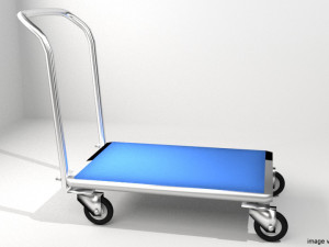 flatbed trolley 3D Модель