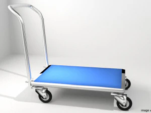 flatbed trolley 3D Model