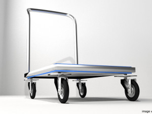 flatbed trolley 3D Модель