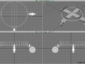 gas cylinder trolley 3D Model