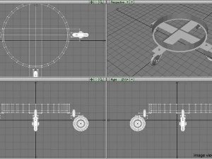 gas cylinder trolley 3D Model