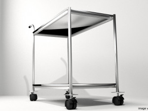 serving trolley 3D 모델