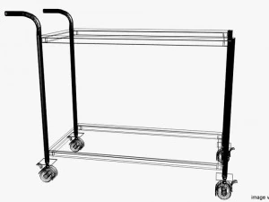 serving trolley 3D Model