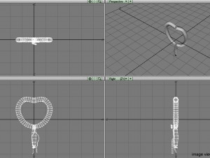 love shape balloon 1 Model 3D