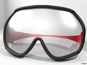 고글 유형 1 3D 모델