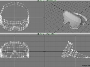 goggles type 1 3D 模型